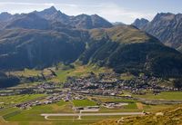 Das Dorf Samedan